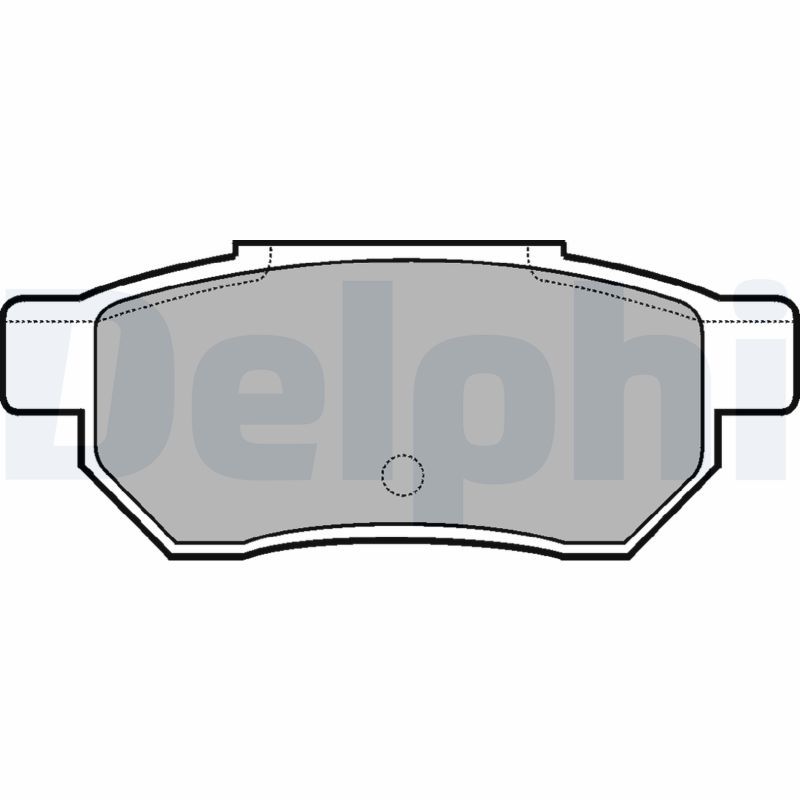 DELPHI LP562 Brake Pad Set, disc brake