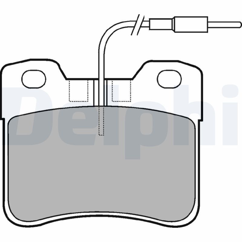 DELPHI LP563 Brake Pad Set, disc brake