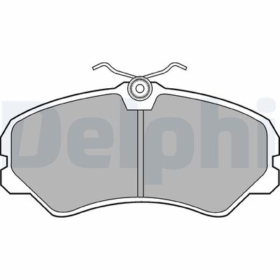Brake Pad Set, disc brake DELPHI LP567