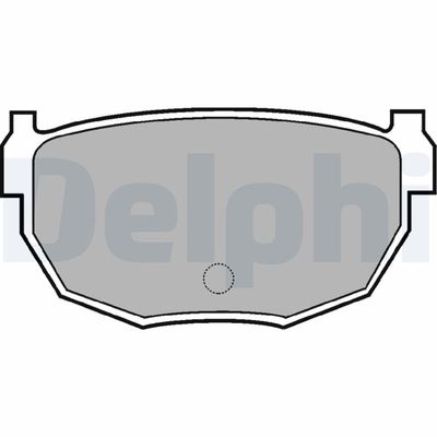 Brake Pad Set, disc brake DELPHI LP570