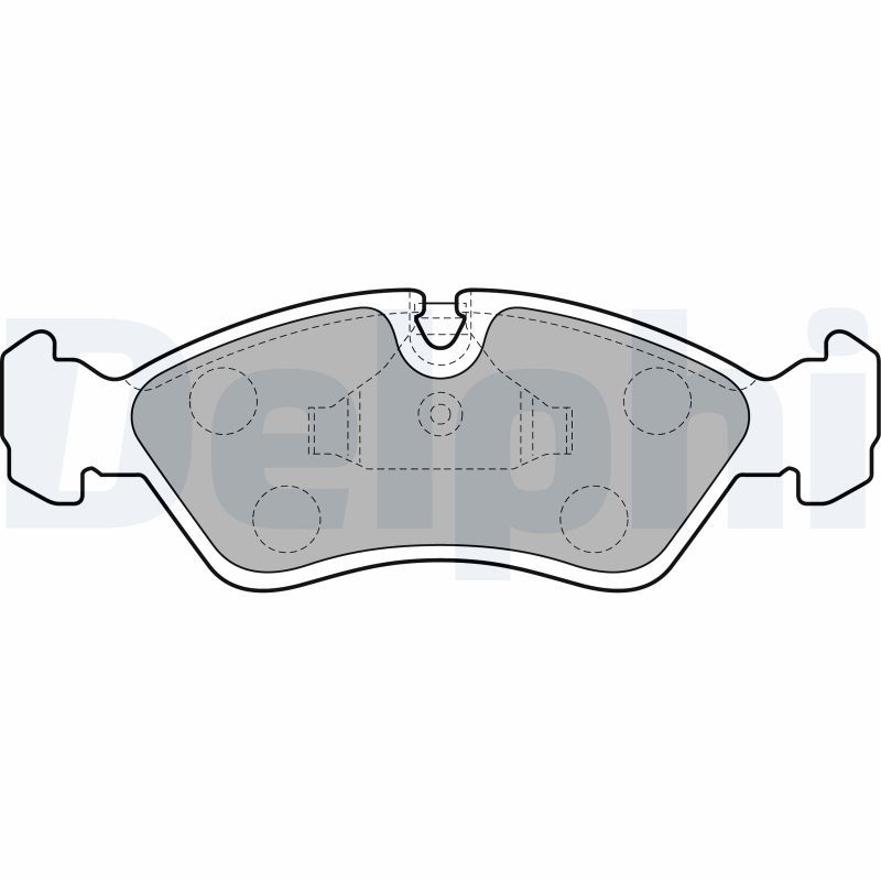 DELPHI LP585 Brake Pad Set, disc brake