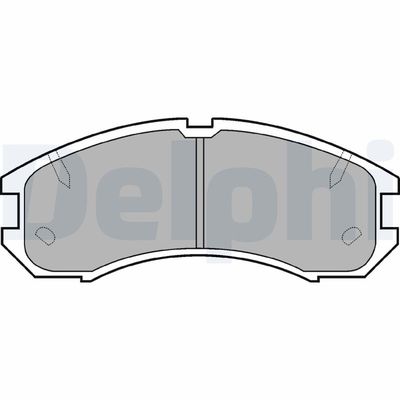 Brake Pad Set, disc brake DELPHI LP595