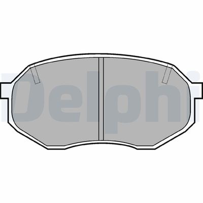 Brake Pad Set, disc brake DELPHI LP630