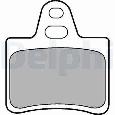 Brake Pad Set, disc brake DELPHI LP655