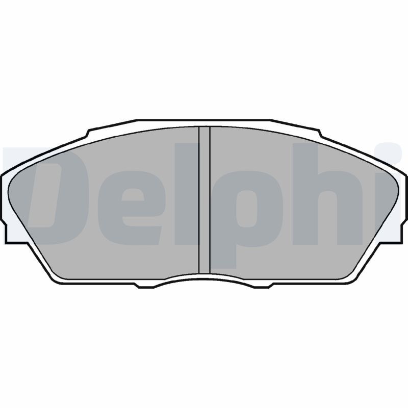 DELPHI LP665 Brake Pad Set, disc brake