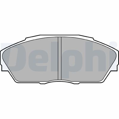 Brake Pad Set, disc brake DELPHI LP665