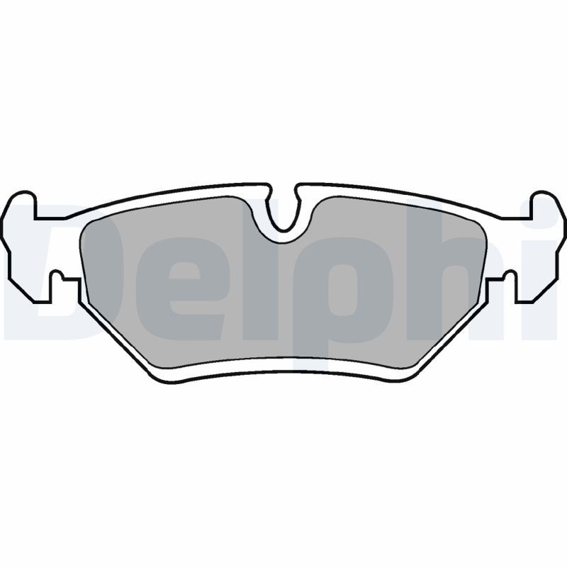 DELPHI LP669 Brake Pad Set, disc brake