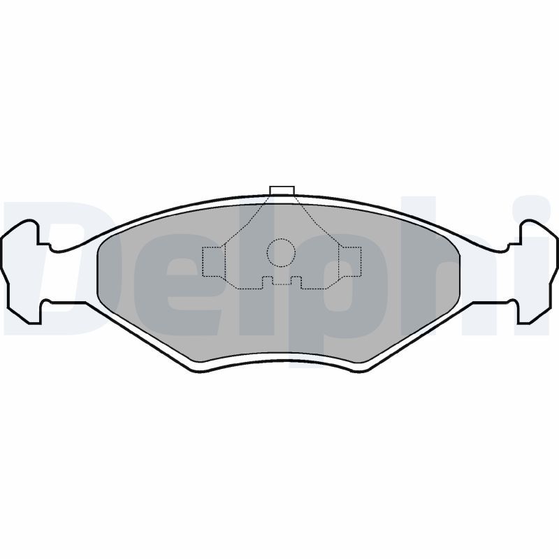 DELPHI LP677 Brake Pad Set, disc brake
