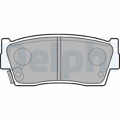 Brake Pad Set, disc brake DELPHI LP684