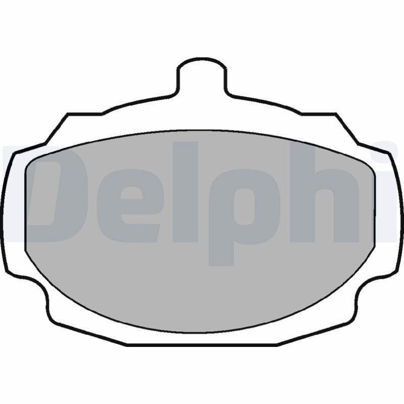 DELPHI LP7 Brake Pad Set, disc brake