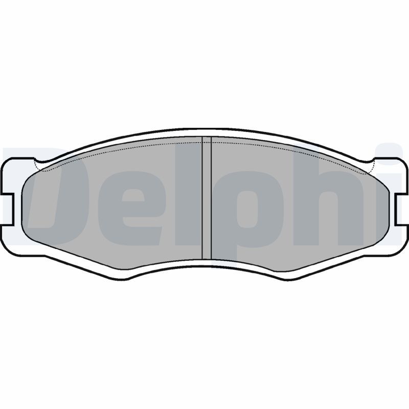 DELPHI LP707 Brake Pad Set, disc brake