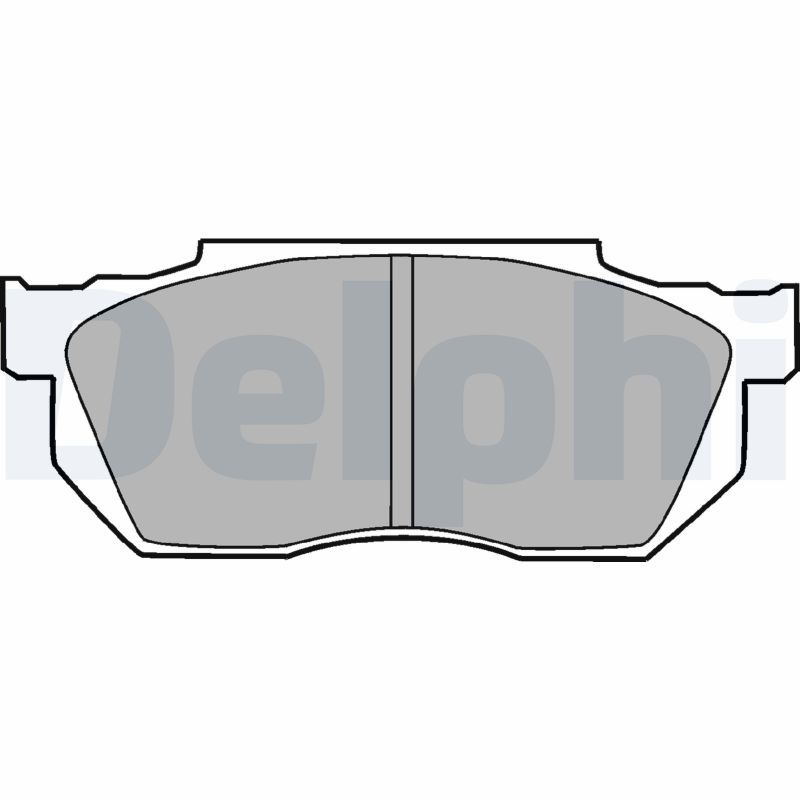 DELPHI LP720 Brake Pad Set, disc brake