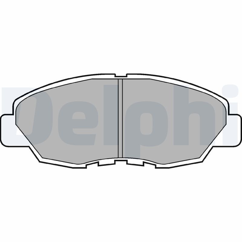 DELPHI LP734 Brake Pad Set, disc brake