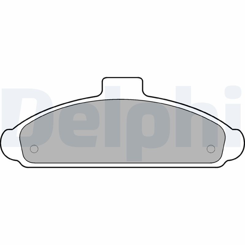 DELPHI LP738 Brake Pad Set, disc brake