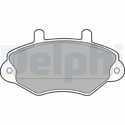Brake Pad Set, disc brake DELPHI LP767