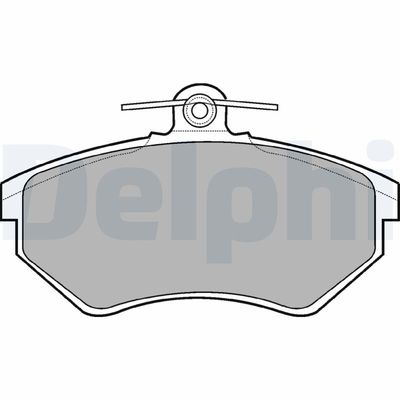 Brake Pad Set, disc brake DELPHI LP770
