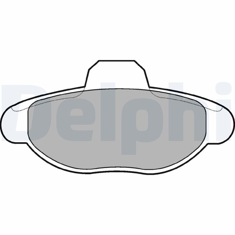 DELPHI LP771 Brake Pad Set, disc brake