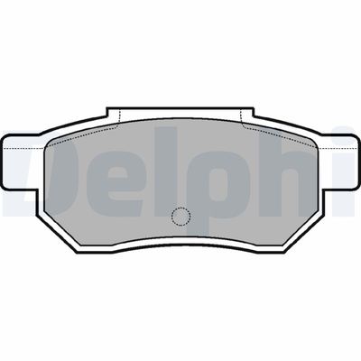 Brake Pad Set, disc brake DELPHI LP772