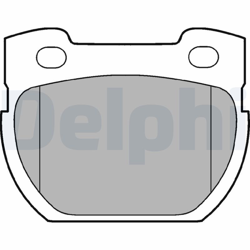DELPHI LP777 Brake Pad Set, disc brake