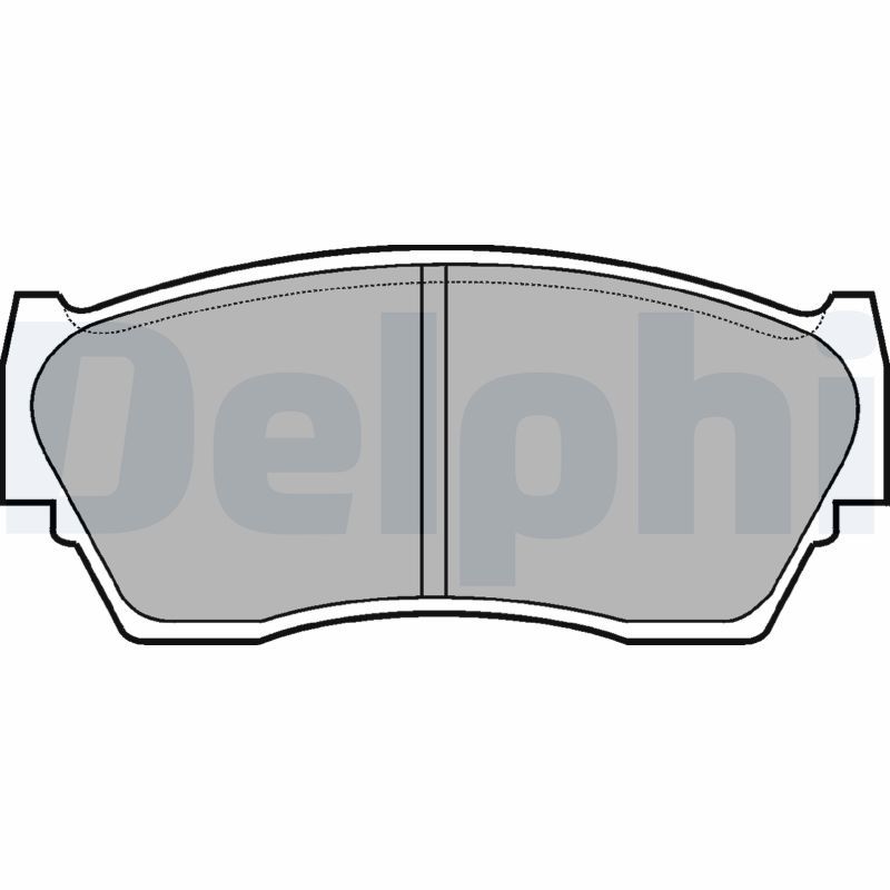 DELPHI LP783 Brake Pad Set, disc brake