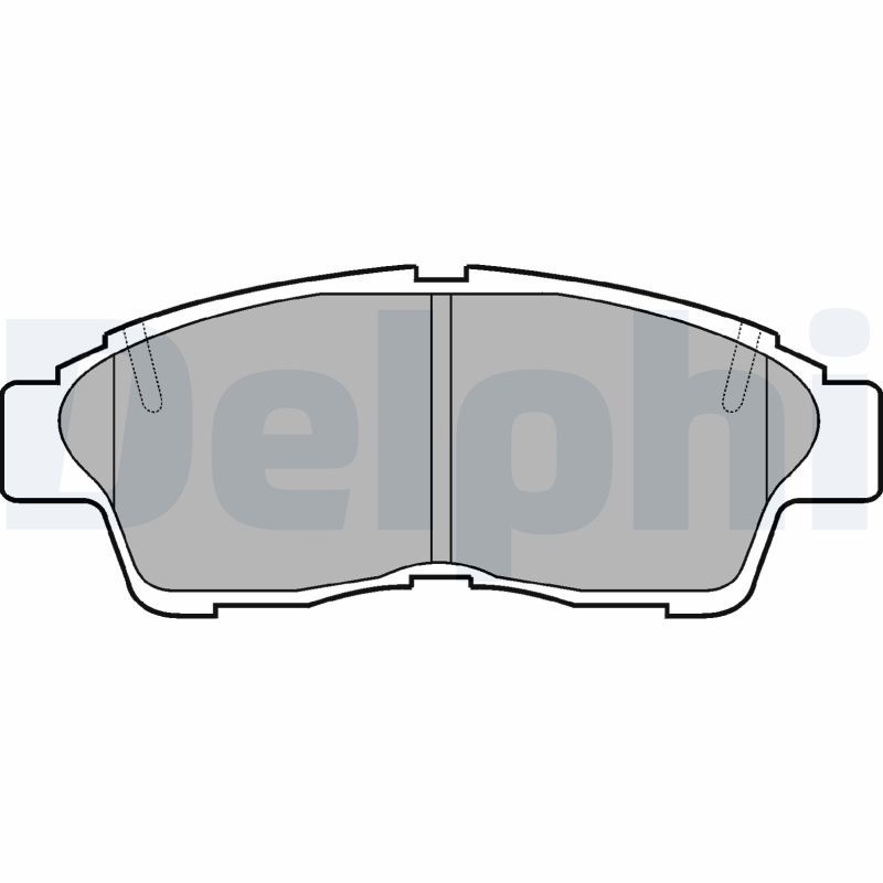DELPHI LP789 Brake Pad Set, disc brake