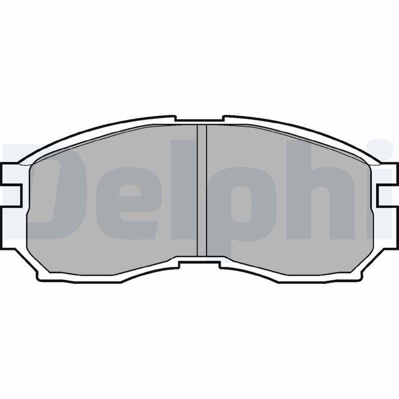 DELPHI LP803 Brake Pad Set, disc brake