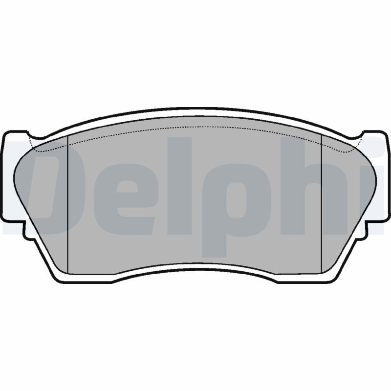 DELPHI LP804 Brake Pad Set, disc brake