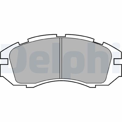 Brake Pad Set, disc brake DELPHI LP813
