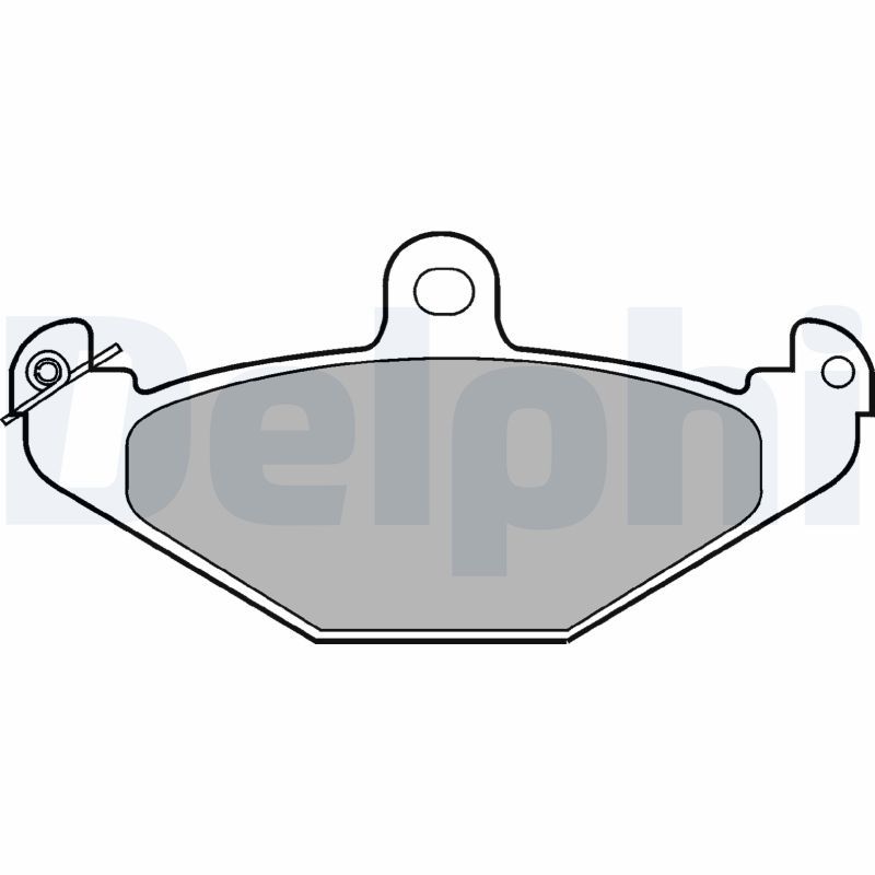 DELPHI LP821 Brake Pad Set, disc brake