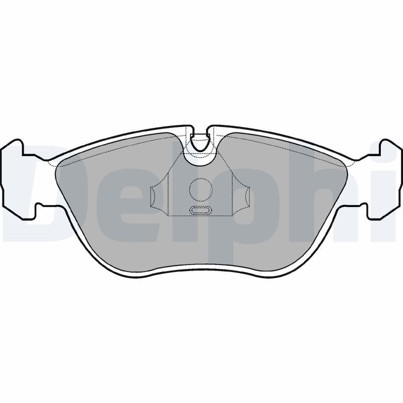 DELPHI LP839 Brake Pad Set, disc brake