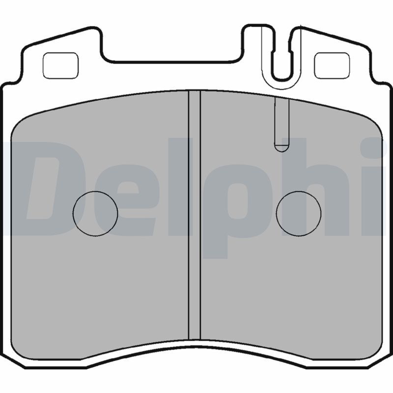 DELPHI LP842 Brake Pad Set, disc brake