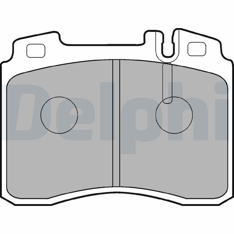 DELPHI LP844 Brake Pad Set, disc brake