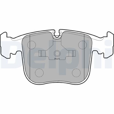 Brake Pad Set, disc brake DELPHI LP845