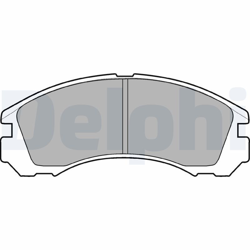 DELPHI LP871 Brake Pad Set, disc brake