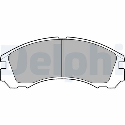 Brake Pad Set, disc brake DELPHI LP871