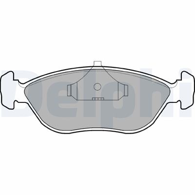 Brake Pad Set, disc brake DELPHI LP876