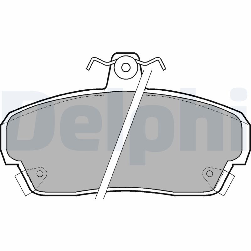 DELPHI LP879 Brake Pad Set, disc brake