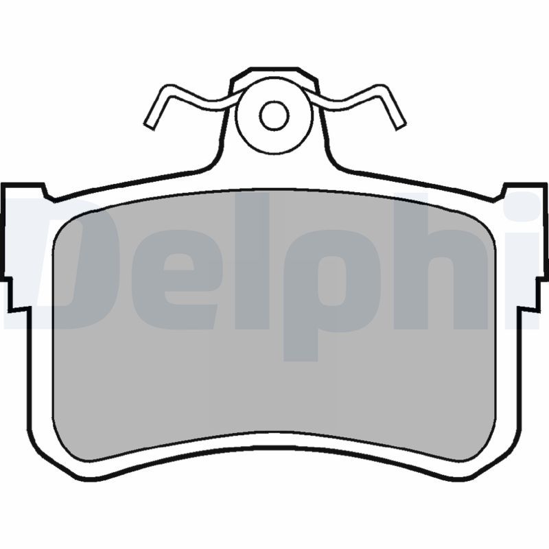 DELPHI LP880 Brake Pad Set, disc brake