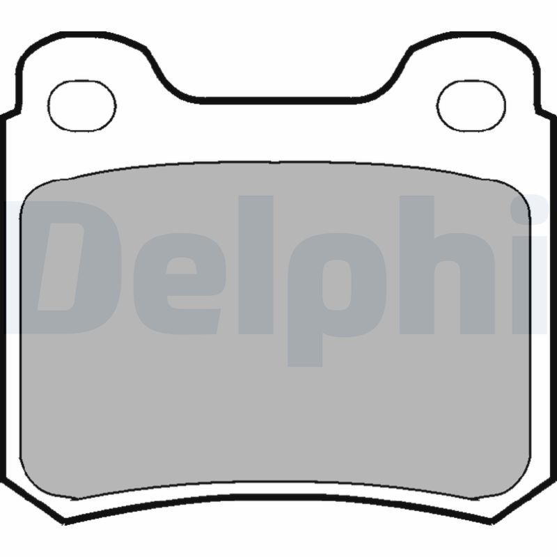 DELPHI LP915 Brake Pad Set, disc brake