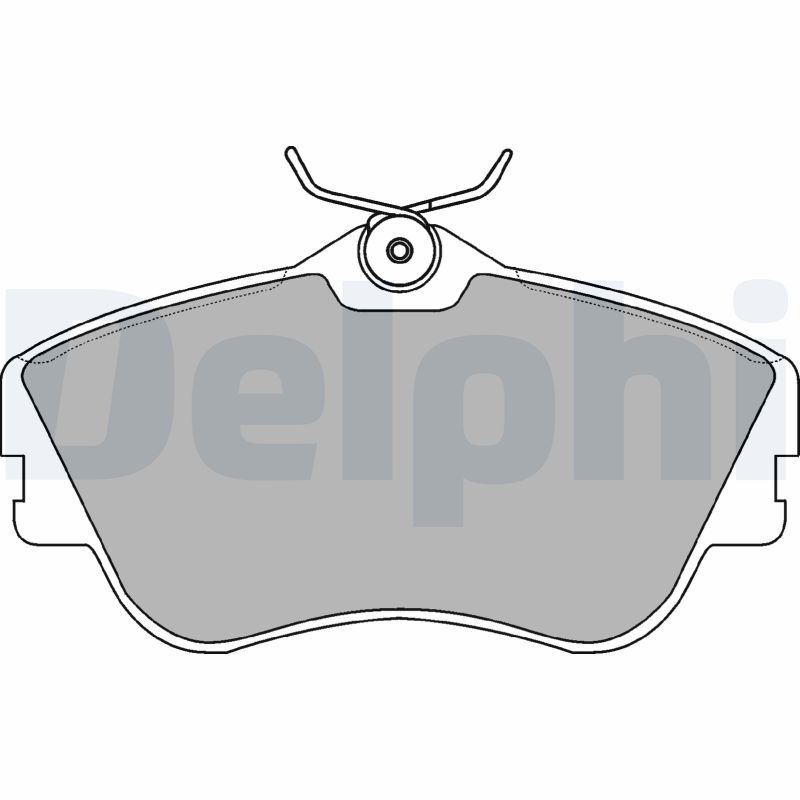 DELPHI LP918 Brake Pad Set, disc brake