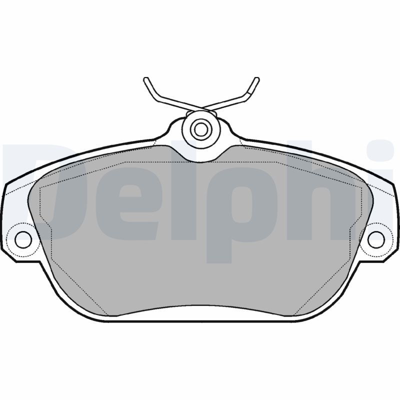 DELPHI LP919 Brake Pad Set, disc brake