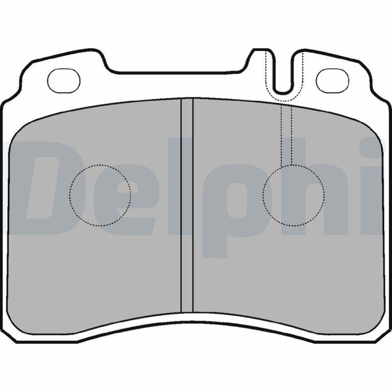 DELPHI LP929 Brake Pad Set, disc brake