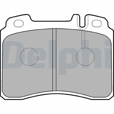 Brake Pad Set, disc brake DELPHI LP929