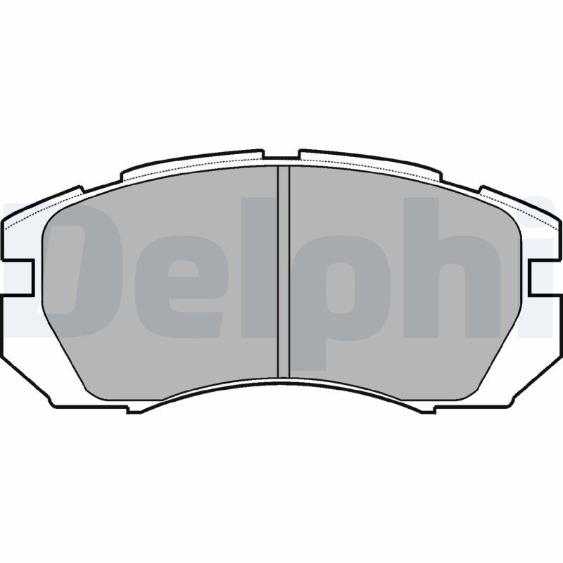 DELPHI LP930 Brake Pad Set, disc brake