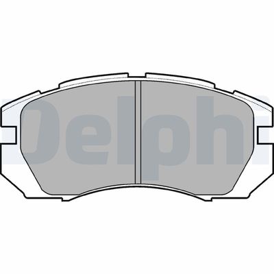 Brake Pad Set, disc brake DELPHI LP930
