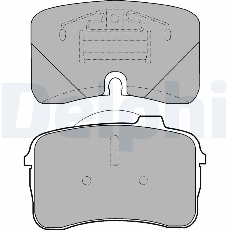 DELPHI LP933 Brake Pad Set, disc brake