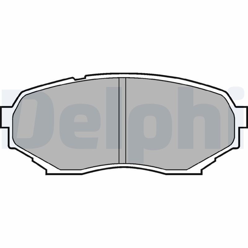 DELPHI LP934 Brake Pad Set, disc brake
