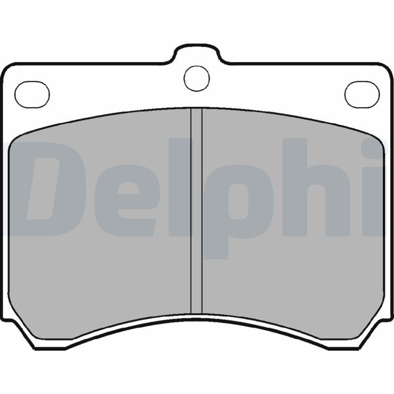 DELPHI LP935 Brake Pad Set, disc brake