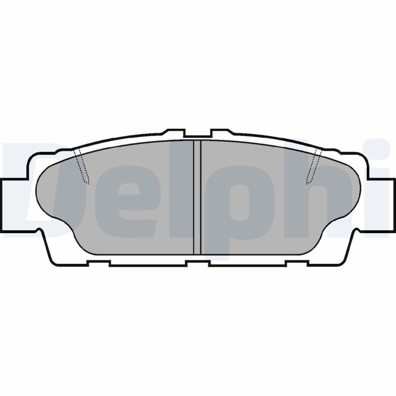 DELPHI LP937 Brake Pad Set, disc brake
