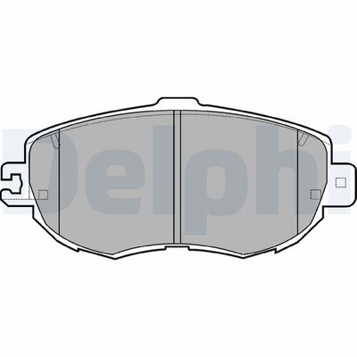 Brake Pad Set, disc brake DELPHI LP938